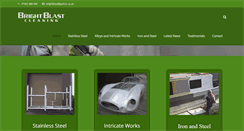Desktop Screenshot of brightblast.co.uk